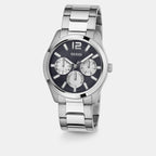 Dress Men Quartz Navy Blue Dial Multi-Function Stainless Steel Watch GW0707G1