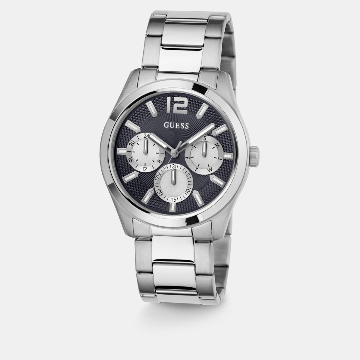 Gd Zen Men Quartz Blue Dial Multi-Function Stainless Steel Watch Gw0707G1