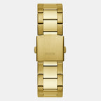 Dress Men Quartz Champagne Dial Multi-Function Stainless Steel Watch GW0707G3