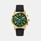 Gd Parker Men Quartz Green Dial Analog Stainless Steel GW0708G2