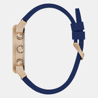 Sport Men Quartz Blue Dial Multi-Function Silicone Watch GW0708G3