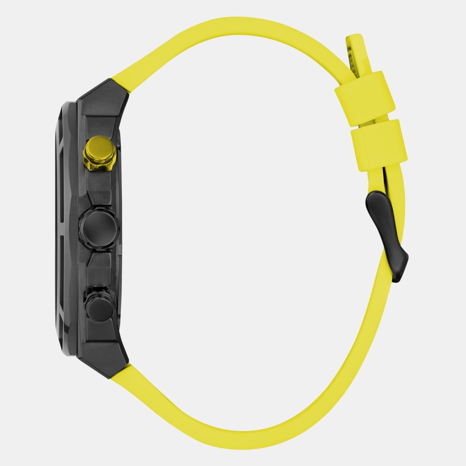 Sport Men Quartz Black Dial Multi-Function Silicone Watch GW0713G2