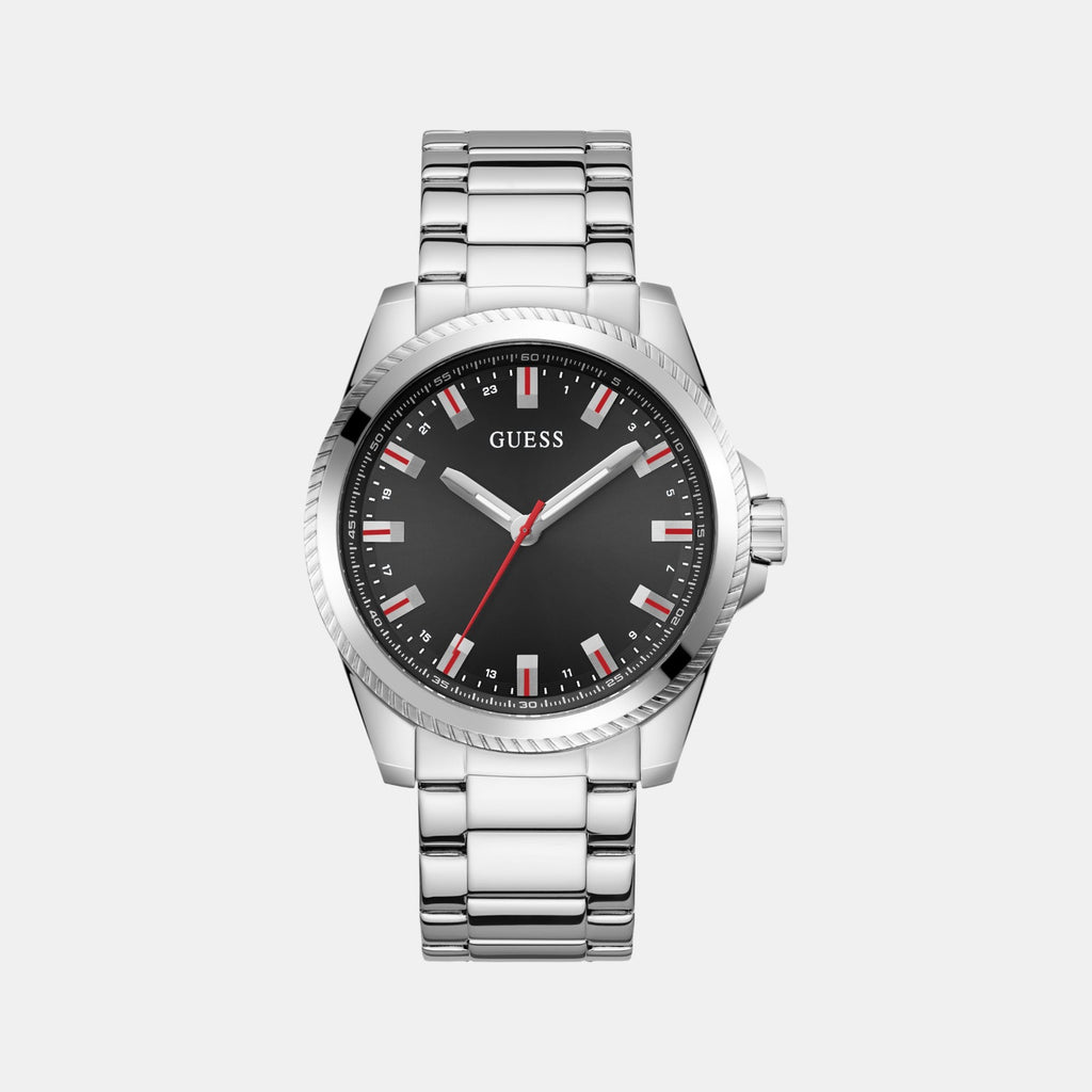 Champ Men Quartz Black Dial Analog Stainless Steel Watch GW0718G1