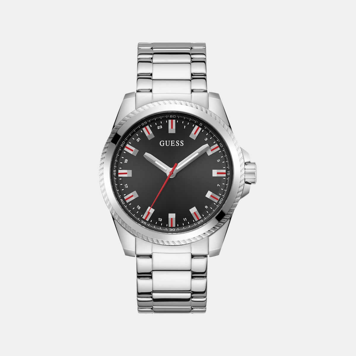 Champ Men Quartz Black Dial Analog Stainless Steel Watch GW0718G1