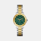 Gs Mist Women Quartz Green Dial Analog Stainless Steel GW0723L1