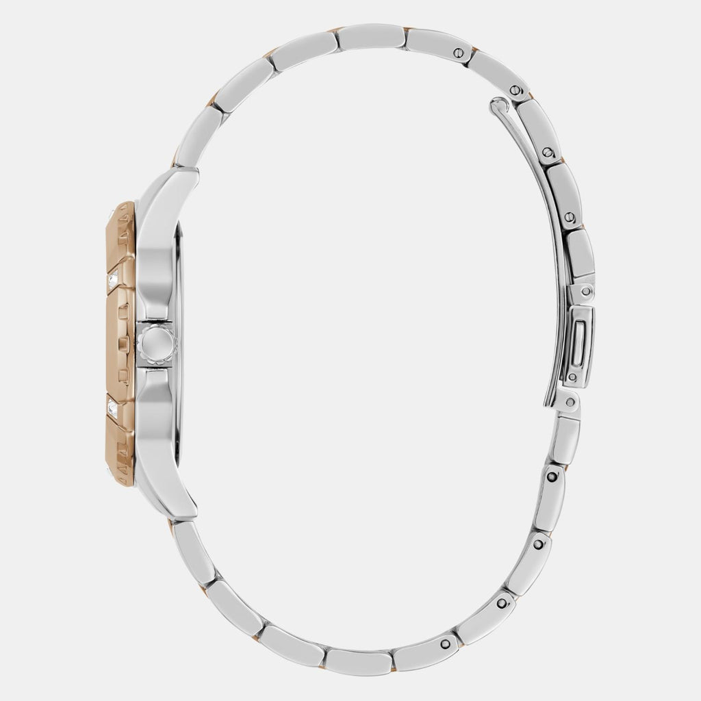 Sport Women Quartz Red Dial Multi-Function Stainless Steel Watch GW0723L2