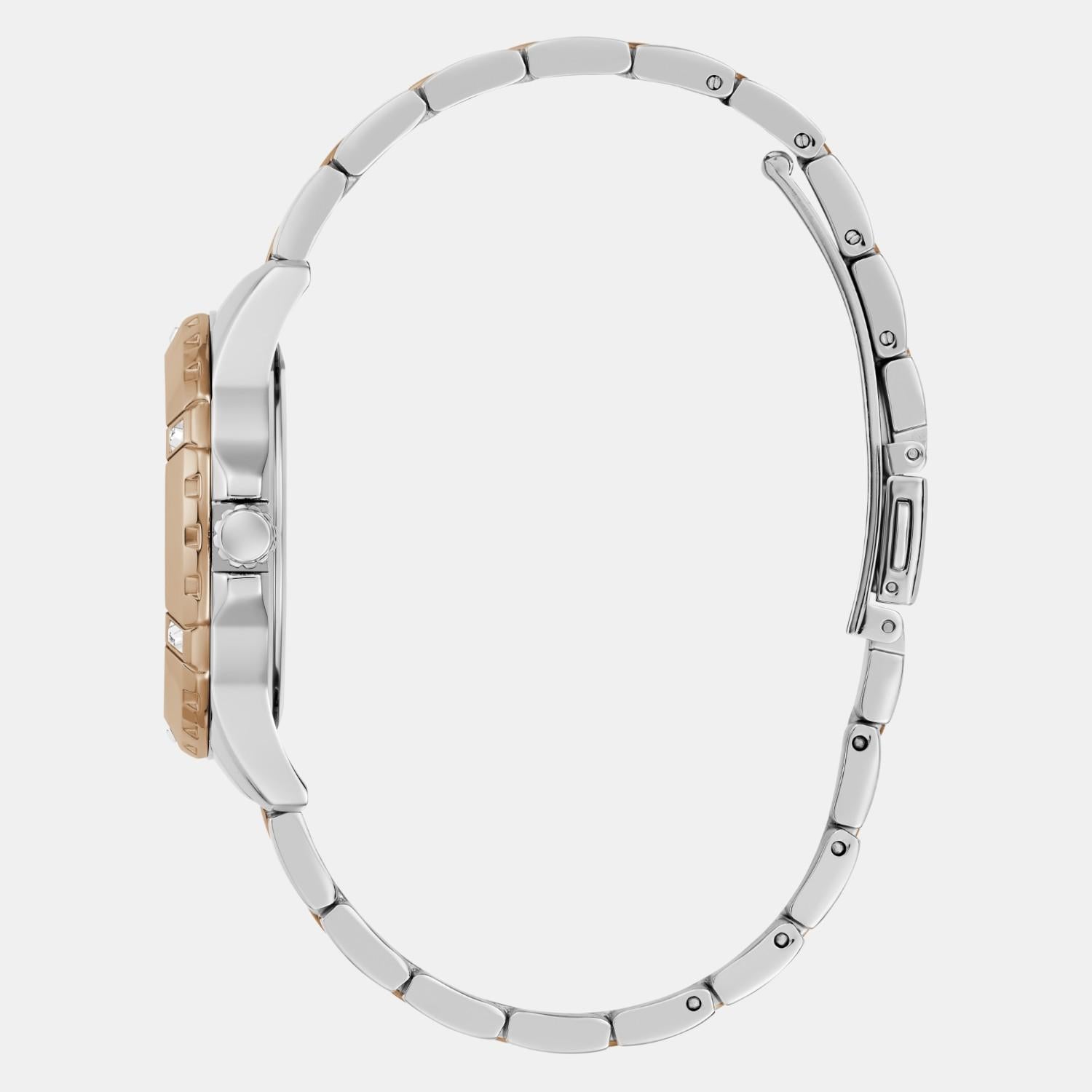 Sport Women Quartz Red Dial Multi-Function Stainless Steel Watch GW0723L2