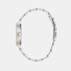 Dress Women Quartz White Dial Analog Stainless Steel Watch GW0725L2