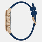 Sport Men Quartz Blue Dial Multi-Function Silicone Watch GW0729G3