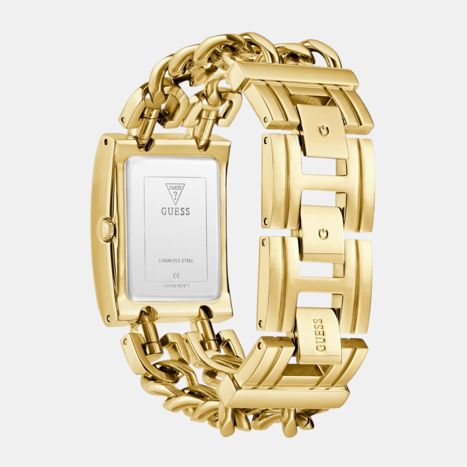 Guess Trend Women Quartz Green Dial Analog Stainless Steel Watch GW0740L2