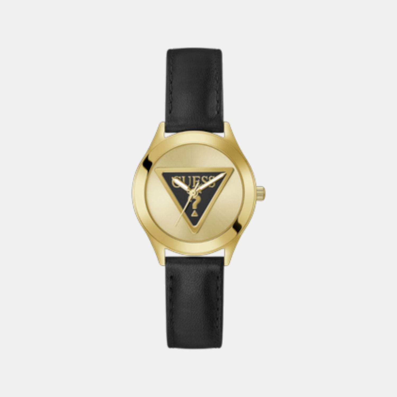 Guess Trend Women Quartz Champagne Dial Analog Leather Watch GW0744L2