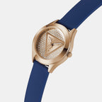 Guess Women Round Rose Gold watch