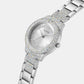 Trend Women Quartz Silver Dial Analog Recycled Steel Watch GW0746L1