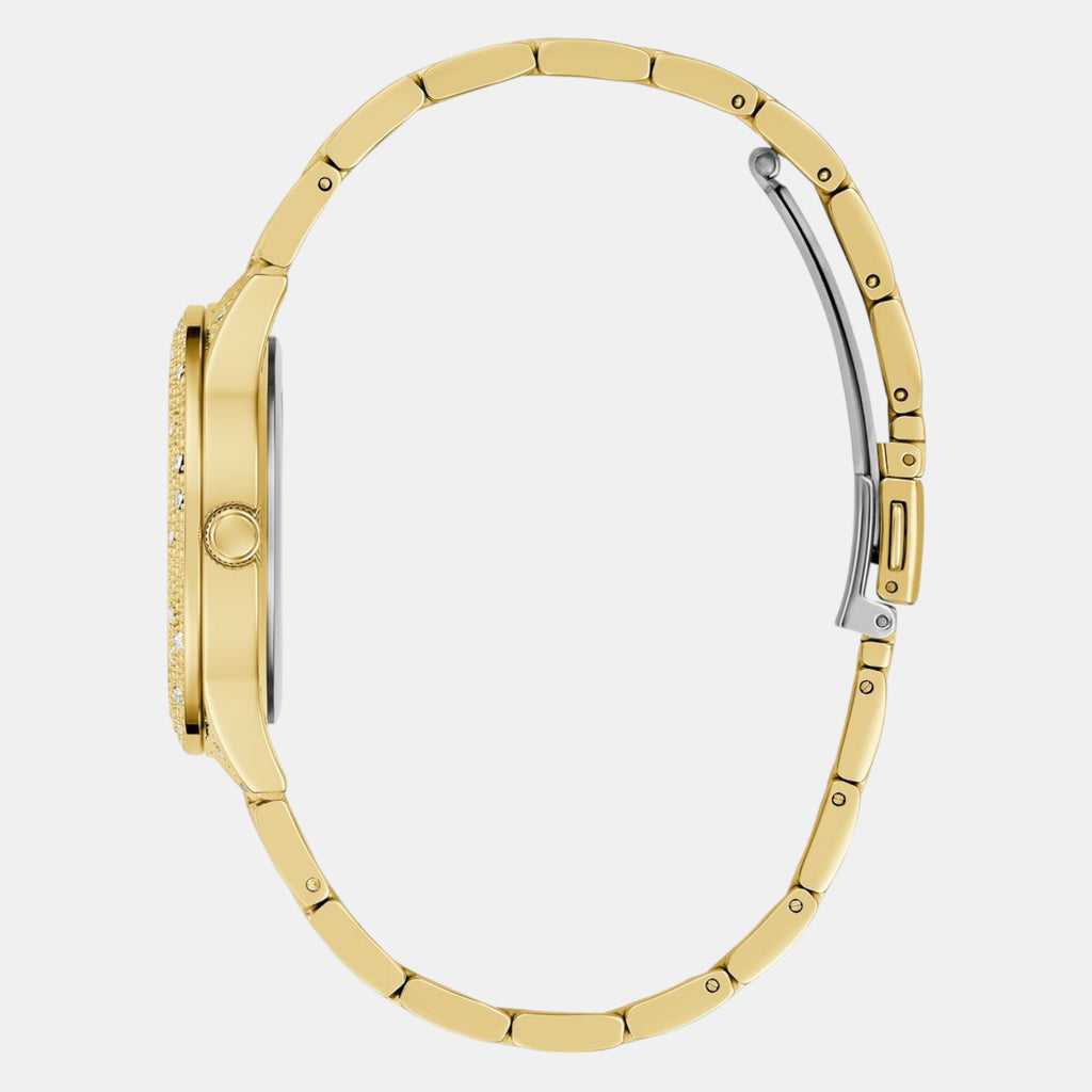 Guess Stainless Steel Round watch