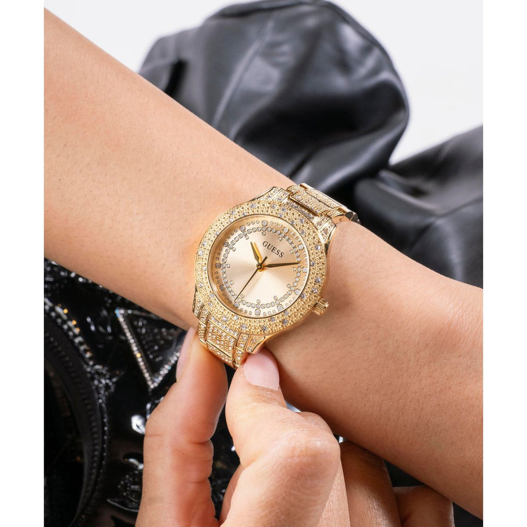Guess 36 mm Gold Quartz watch