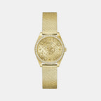 Guess Trend Women Quartz Champagne Dial Analog Mesh Watch GW0748L2