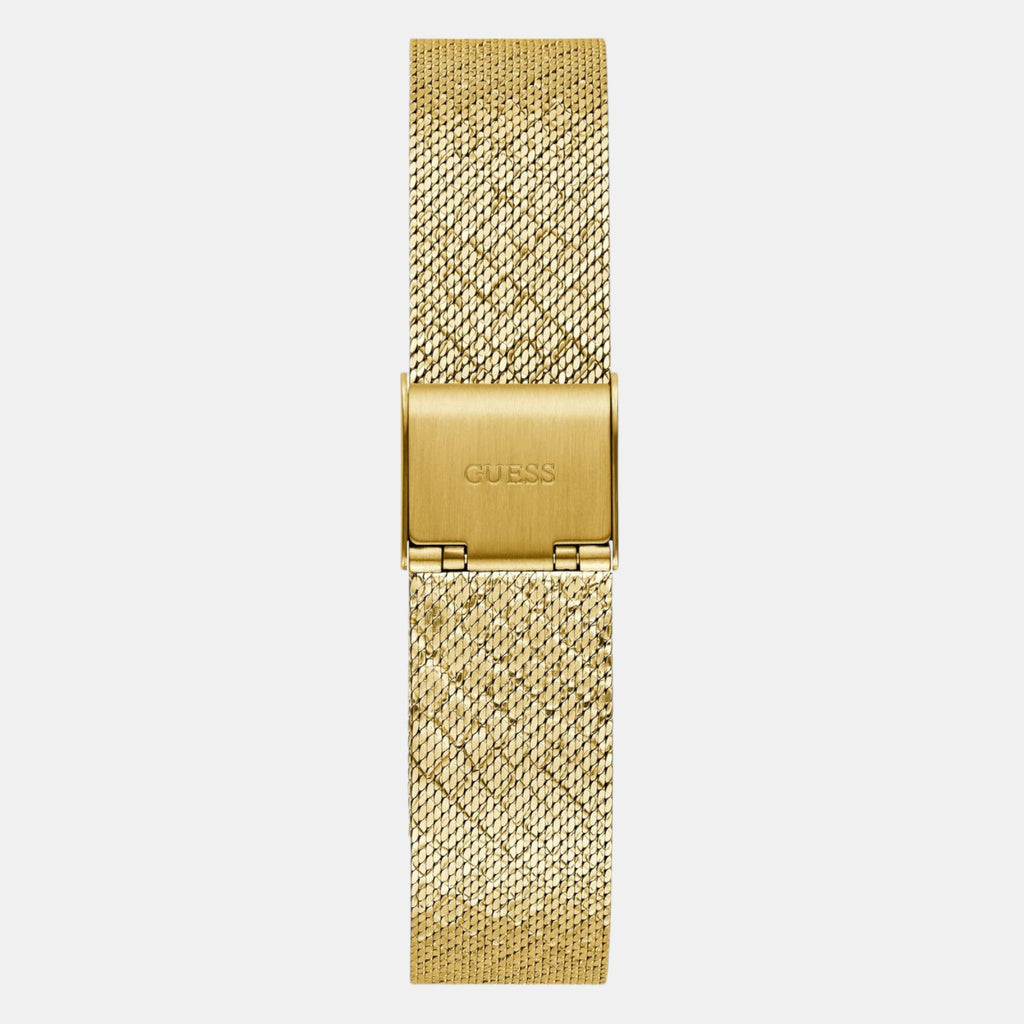 Guess Mesh Champagne watch
