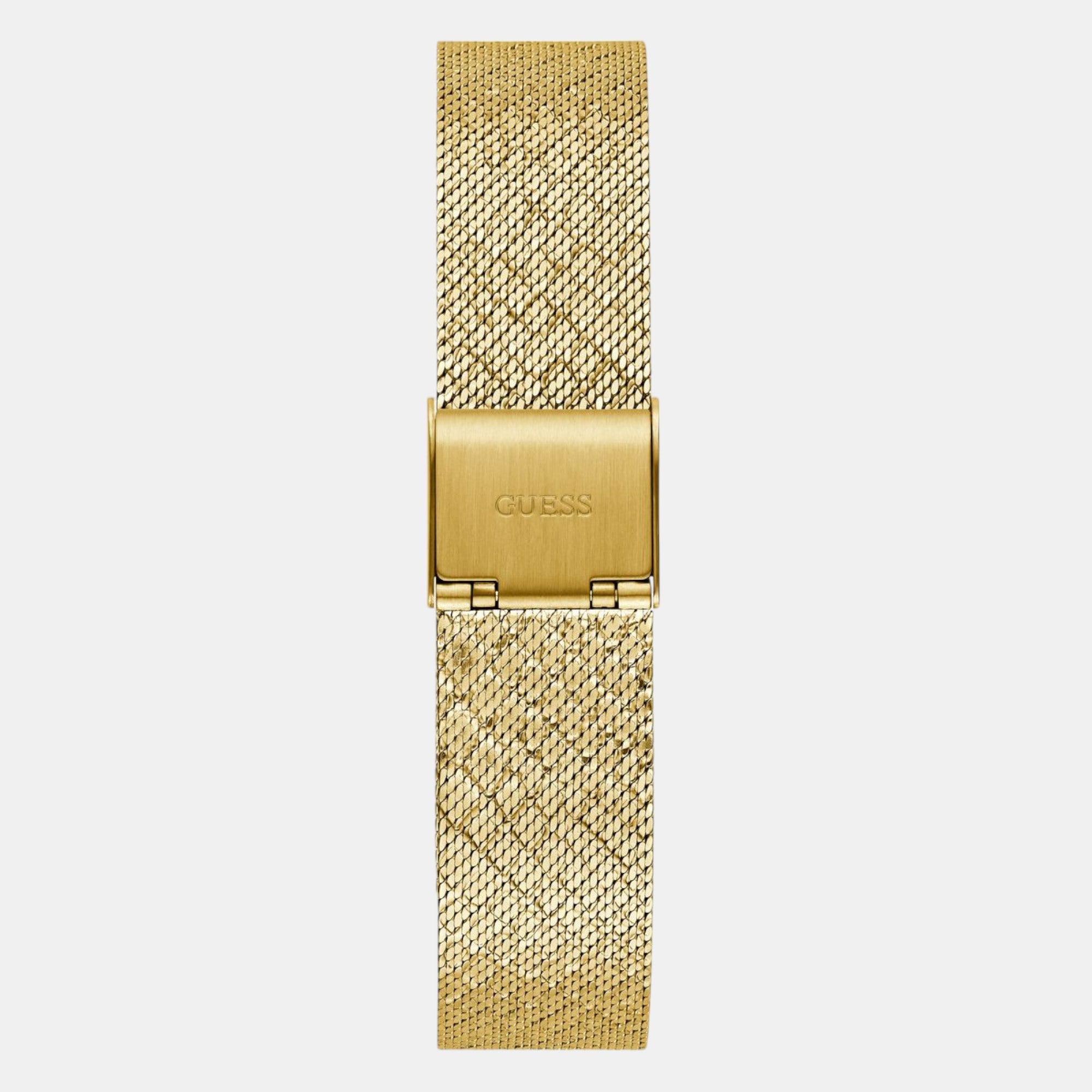 Guess Mesh Champagne watch