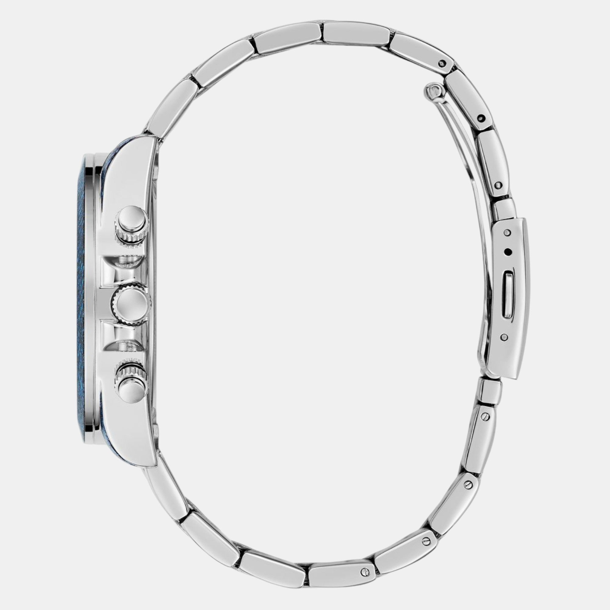 Guess Stainless Steel Round watch