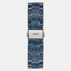 Guess Recycled Steel Blue watch