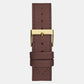 Trend Women Quartz Brown Dial Multi-Function Leather Watch GW0753L3