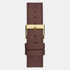 Guess Leather Brown watch