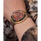 Trend Women Quartz Brown Dial Multi-Function Leather Watch GW0753L3