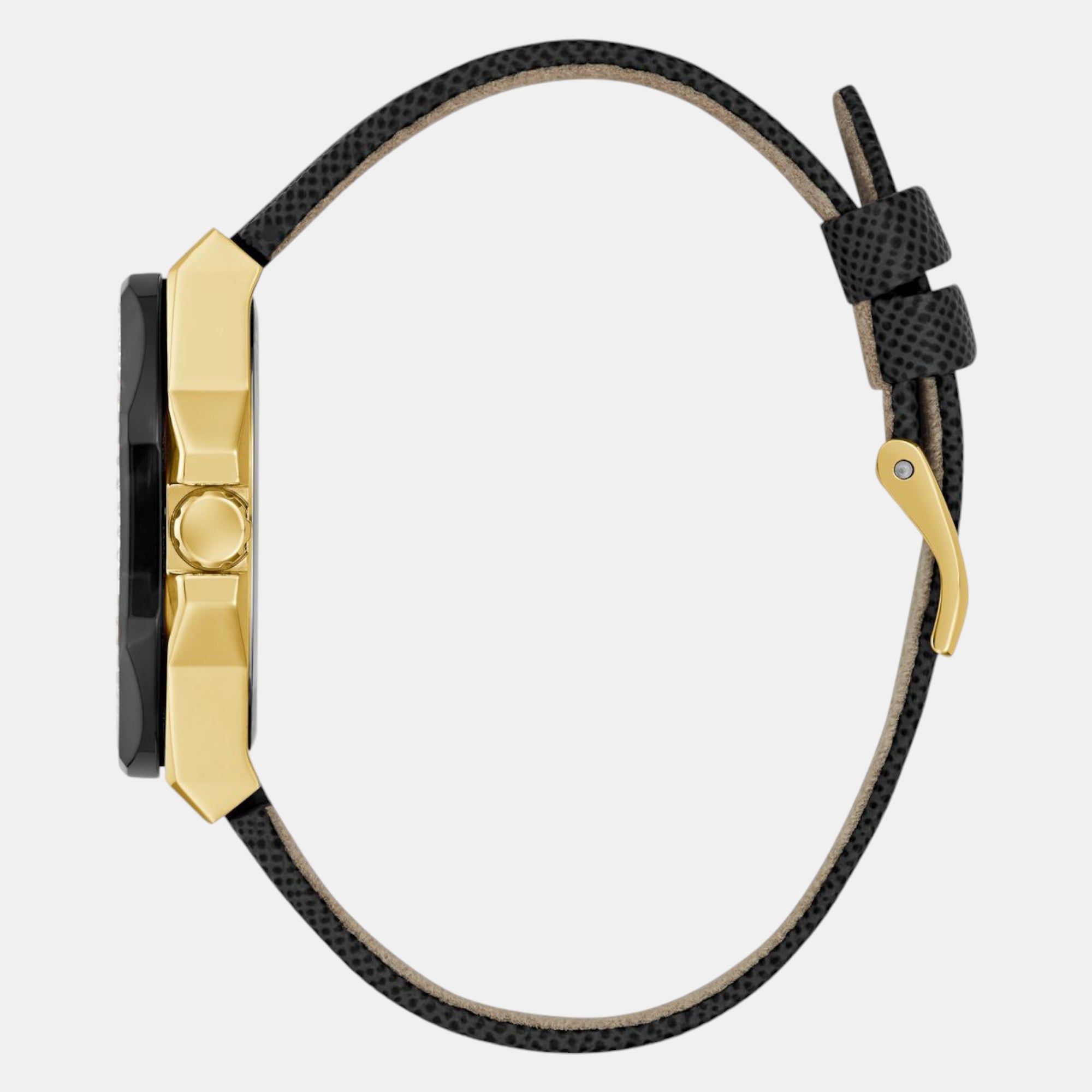 Guess Leather Black watch