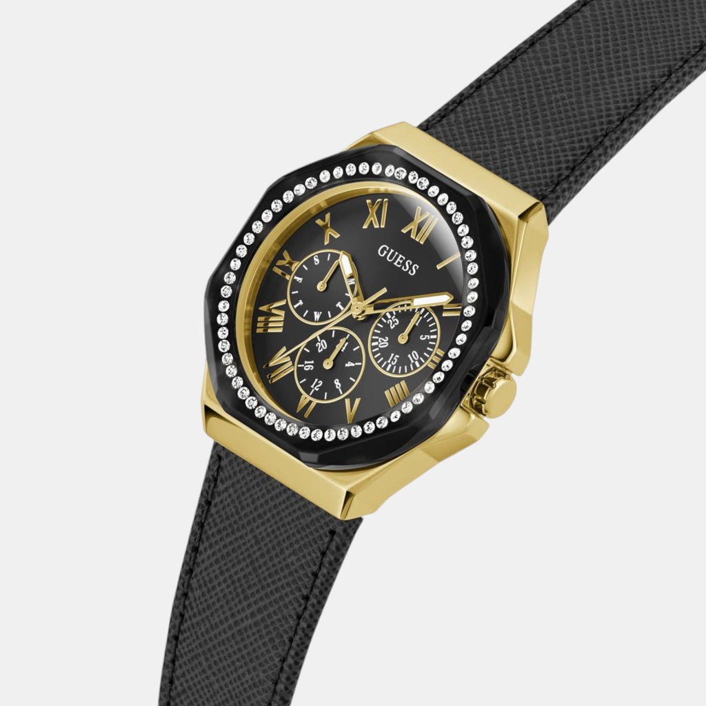 Guess Women Octagon Black watch