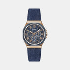Glaze Women Quartz Blue Dial Multi-Function Denim Watch GW0753L5