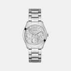 Zoe Women Quartz Silver Dial Multi-Function Stainless Steel Watch GW0760L1