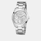 Dress Women Quartz Silver Dial Multi-Function Stainless Steel Watch GW0760L1