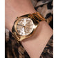 Dress Women Quartz Champagne Dial Multi-Function Stainless Steel Watch GW0760L2