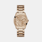 Guess Round Rose Gold Multi-Function watch