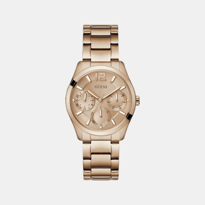 Guess Round Rose Gold Multi-Function watch