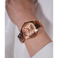 Dress Women Quartz Rose Gold Dial Multi-Function Stainless Steel Watch GW0760L3