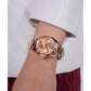 Dress Women Quartz Rose Gold Dial Multi-Function Stainless Steel Watch GW0760L3