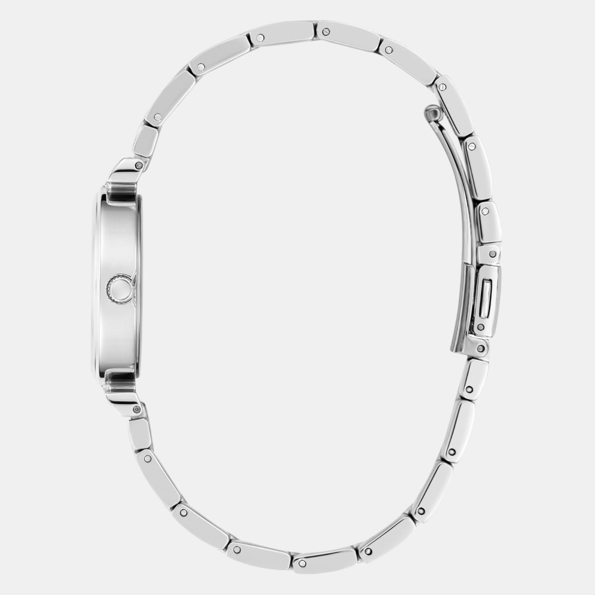 Guess Stainless Steel Round watch