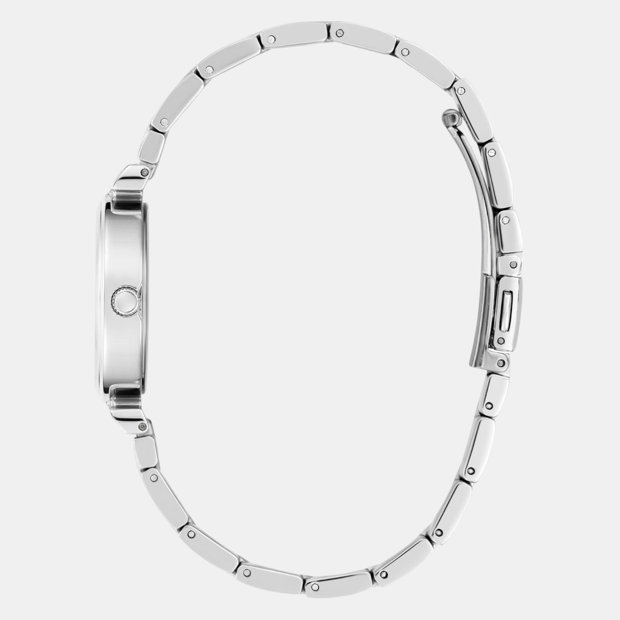 Guess Stainless Steel Round watch