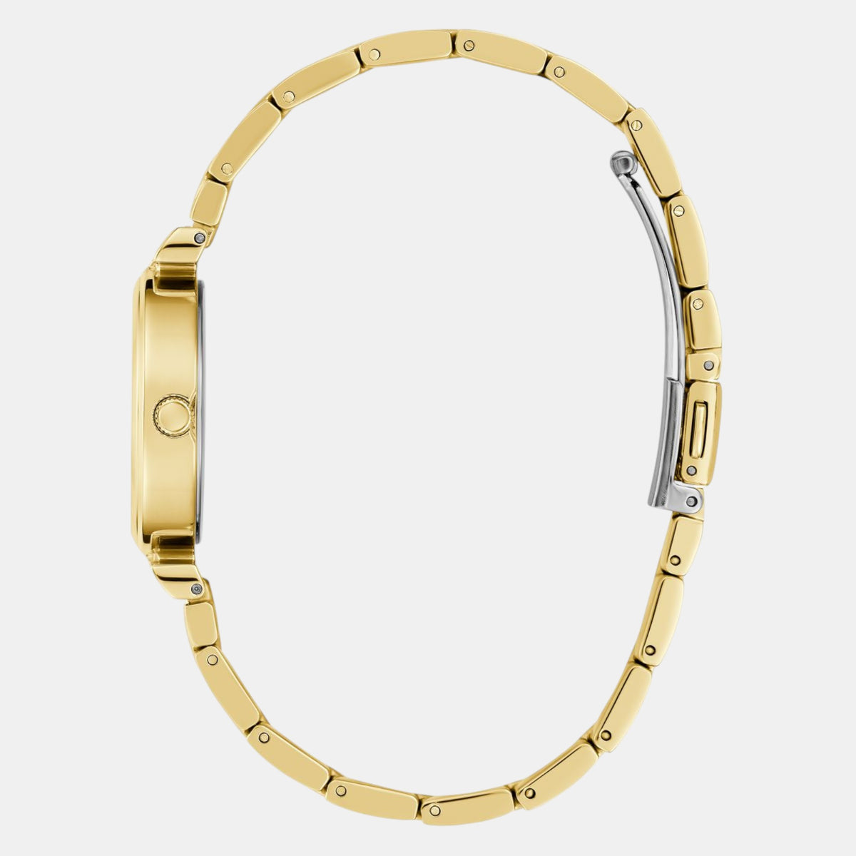 Guess Stainless Steel Round watch