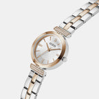 Array Women Quartz Silver Dial Analog Stainless Steel Watch GW0762L4