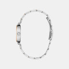 Array Women Quartz Silver Dial Analog Stainless Steel Watch GW0762L4