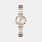 Guess Round Silver Analog watch