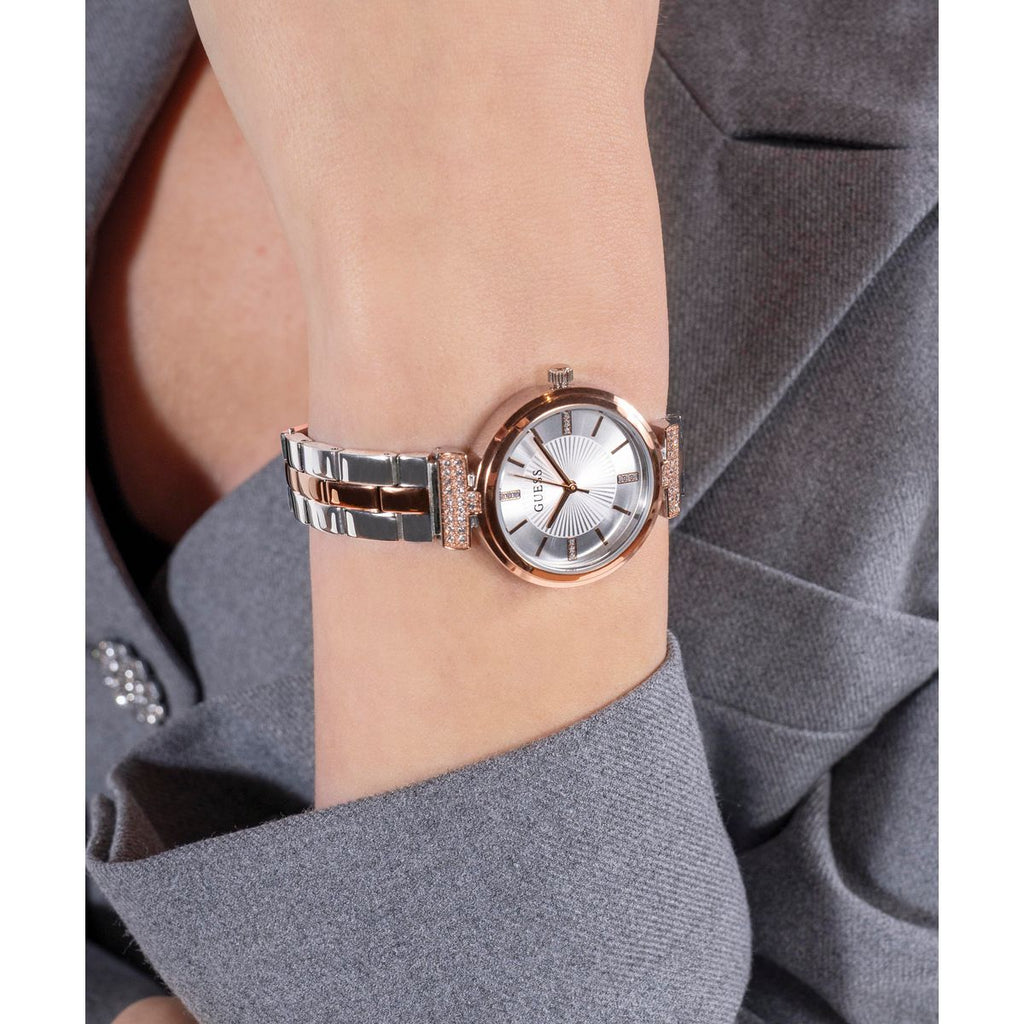 Guess Round Quartz Analog Women watch