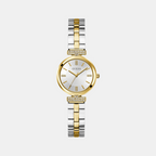 Guess Round Silver Analog watch