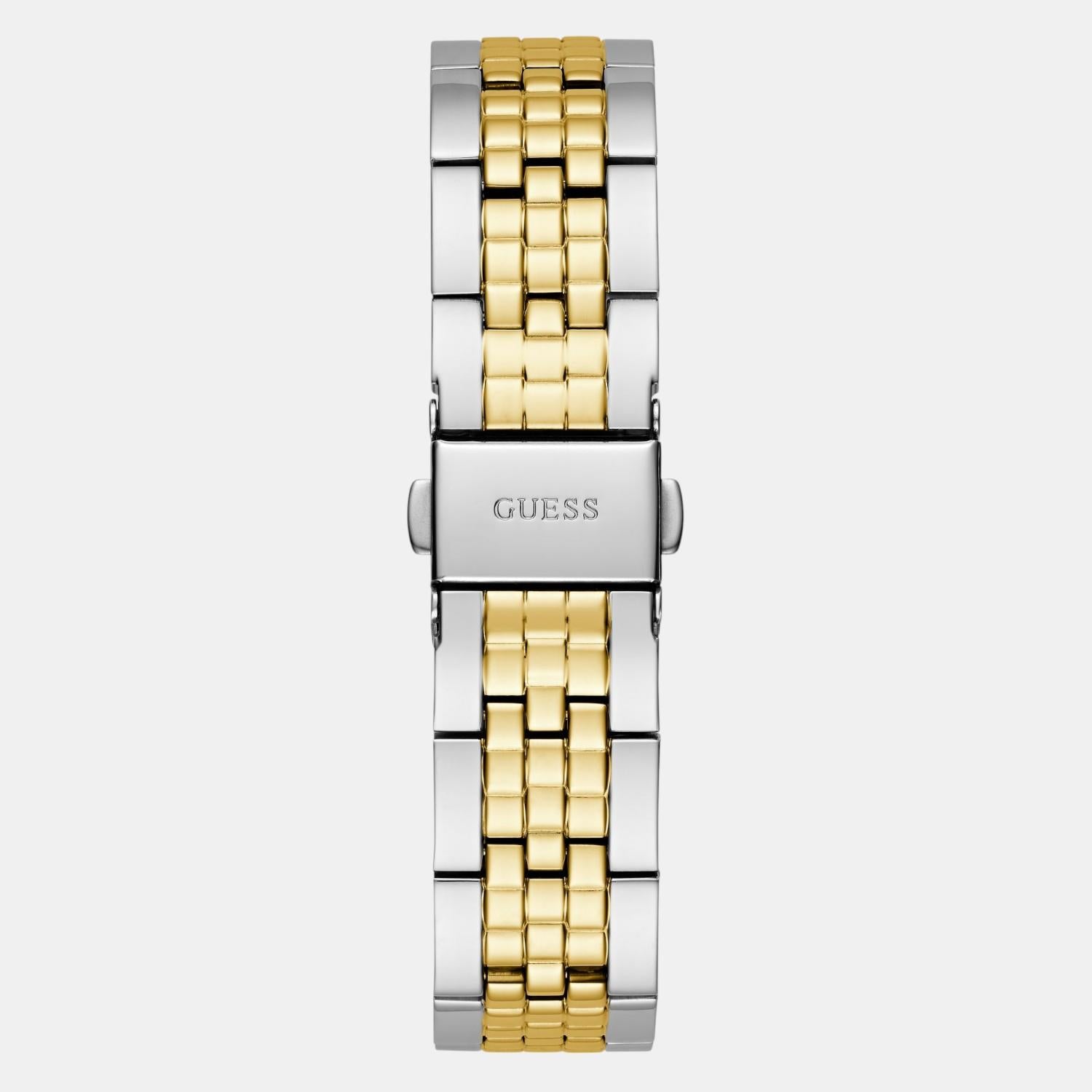 Dress Women Quartz Silver Dial Analog Stainless Steel Watch GW0765L1