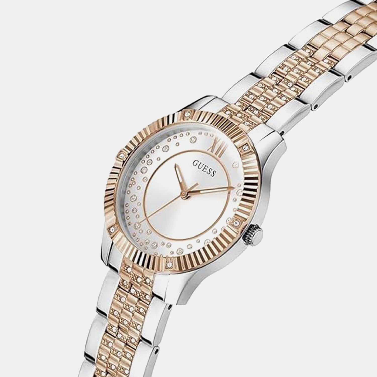 Gd Starstruck Women Quartz Silver Dial Analog Stainless Steel GW0765L2