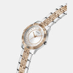 Dress Women Quartz Silver Dial Analog Stainless Steel Watch GW0765L2