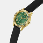 Guess Women Round Green watch