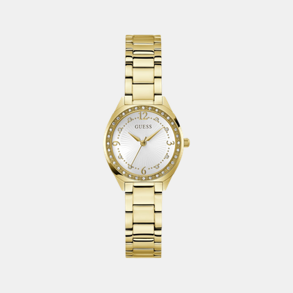 Guess Round White Analog watch